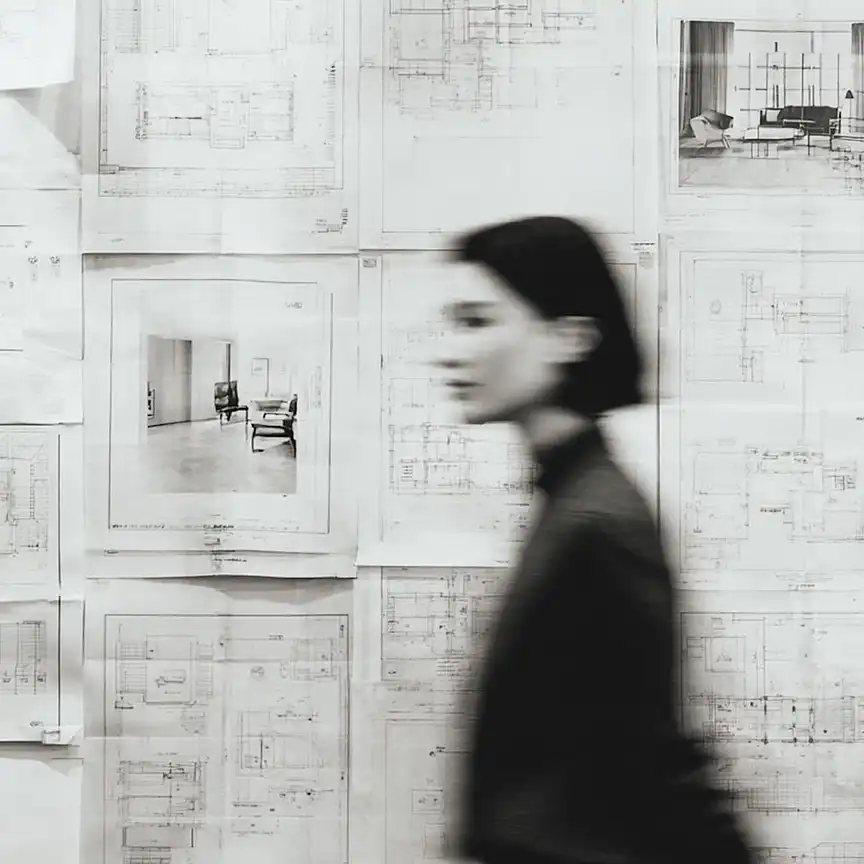 Silhouette-and-Blueprints